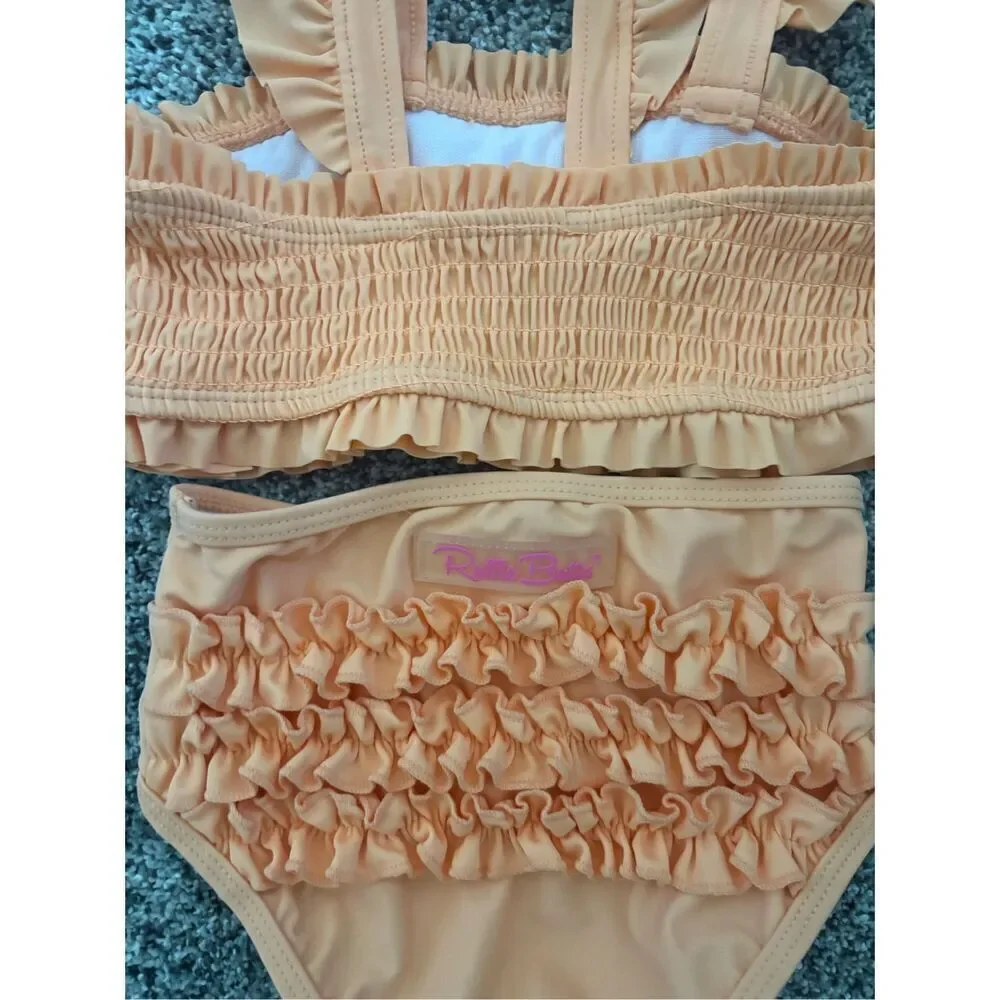❤️RuffleButts Baby Girl 2Pc Swimsuit 3T
